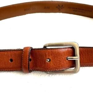 Massimo Dutti Men's Brown Leather Belt Size 36/90
